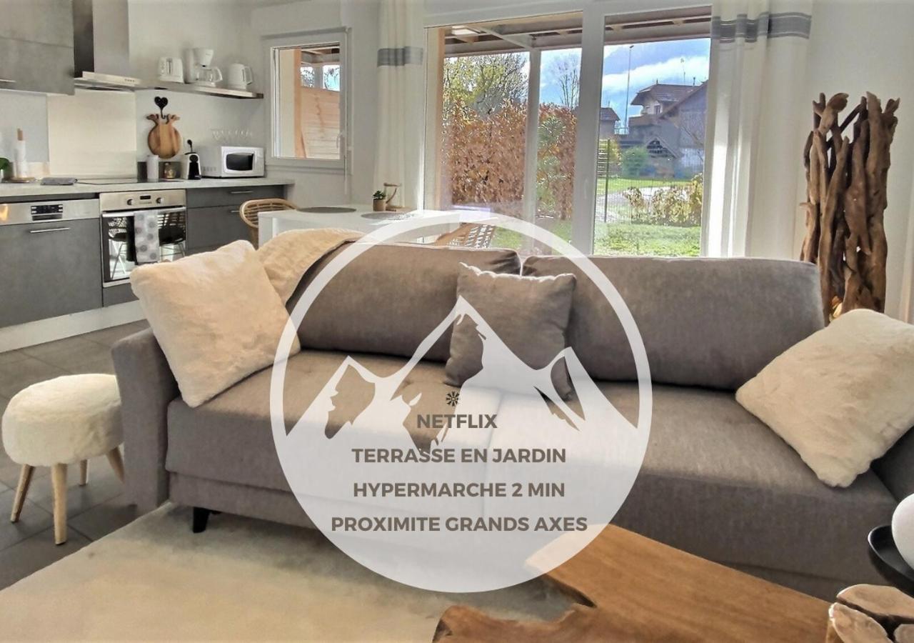 Snow Home By So'Serenityhome-Jardin-Parking-Calme Marignier Eksteriør billede